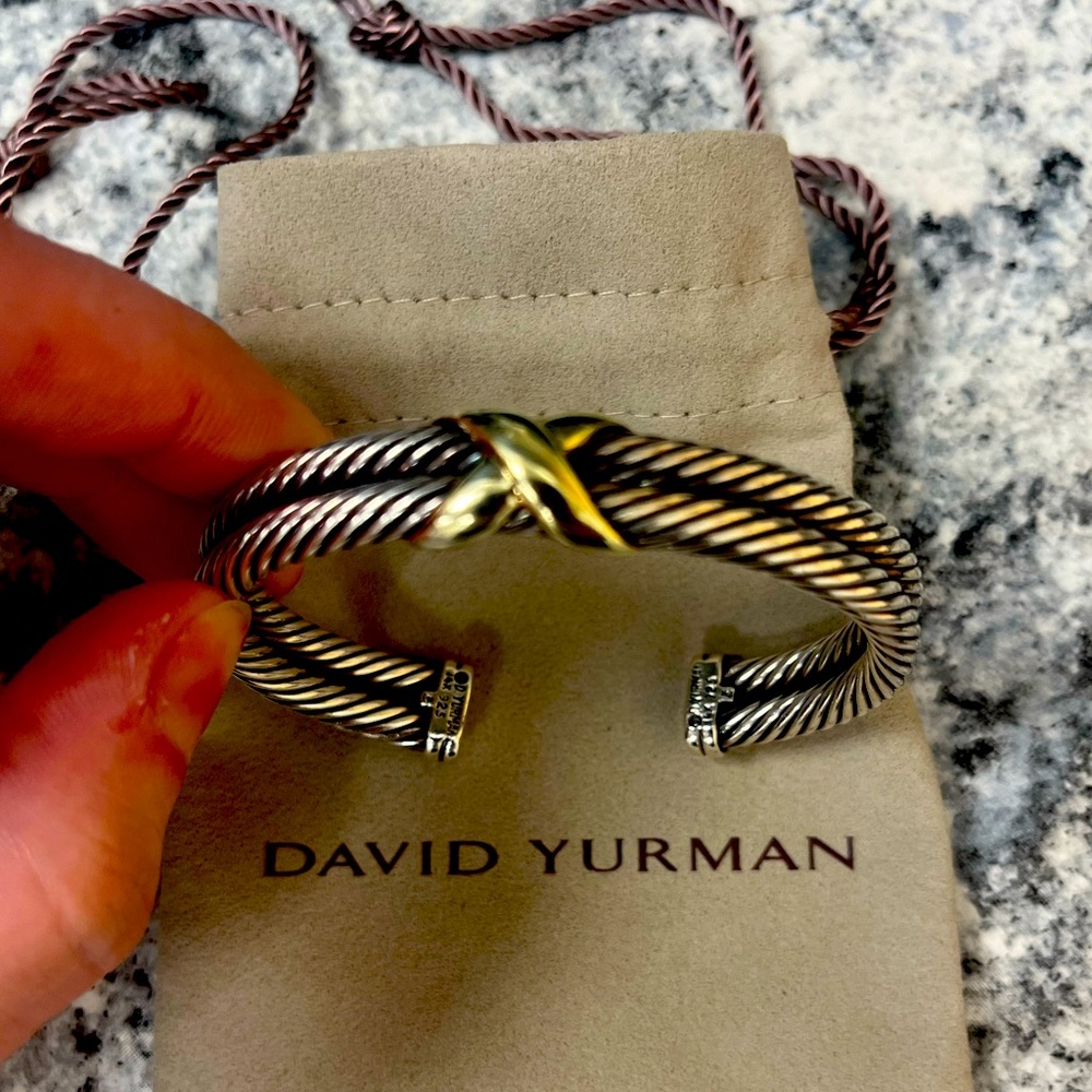 X Station Double Cable Collection Bracelet
